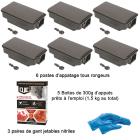 Kit traitement professionnel RONGEUR rats-mulots-campagnols-loirs