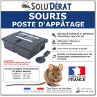 Poste sécurisé pour appat souris, MINIO SOLU
